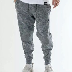 NWT NIKE MEN'S TECH KNIT PANTS PANTS  Grey Size L
